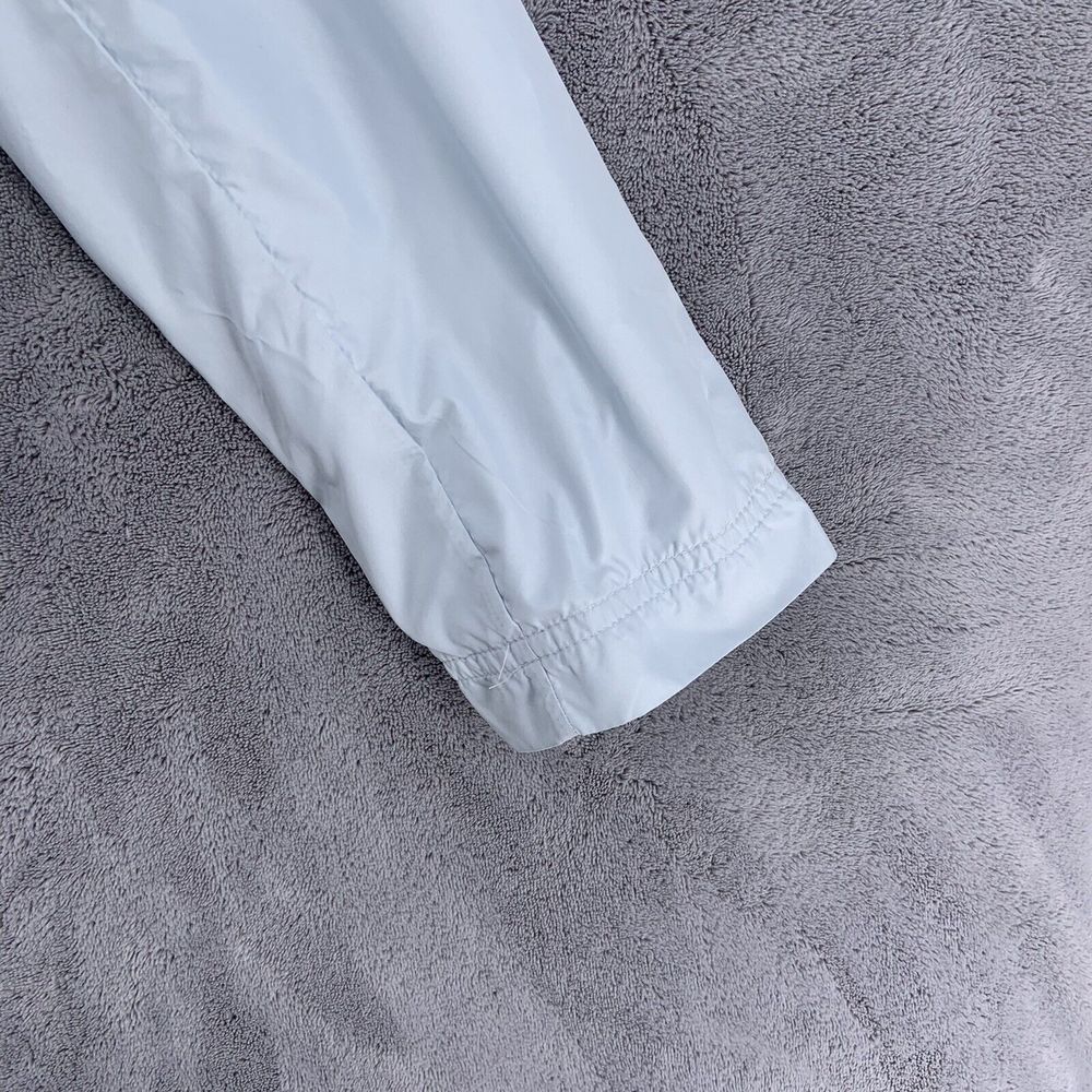 Adidas Clima365 Jacket Light Blue Full Zip Hood in Collar Vented Womens Small - Picture 12 of 12